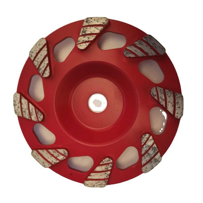Алмазный шлифовальный круг 5" 7 сегментов зерно 30#-120# (арт. 25-19083626)