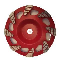 Алмазный шлифовальный круг 5" 7 сегментов зерно 30#-120# (арт. 25-19083626)