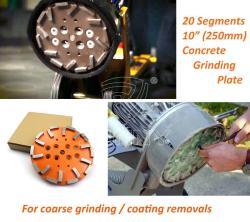 Алмазный шлифовальный диск 10 дюймов для бетона (арт. 25-19083631)