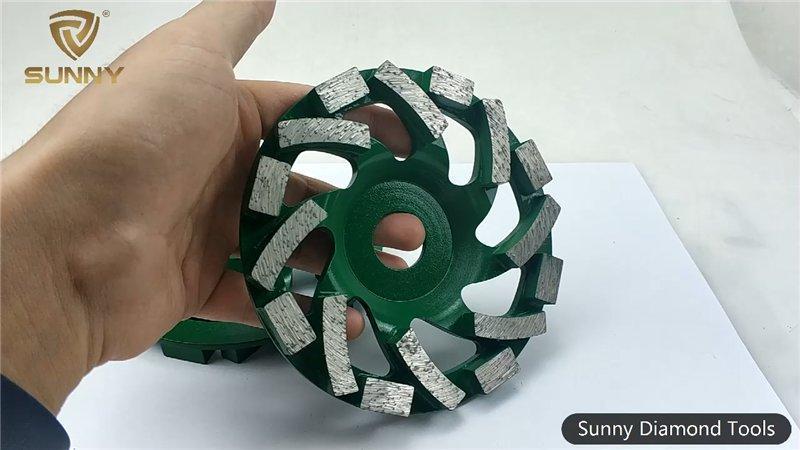 Круг шлифовальный алмазный 16 сегментов для бетона (арт. 25-19083638)