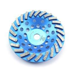 Круг алмазный шлифовальный 24 зуба 7 дюймов для бетона (арт. 25-19083648)