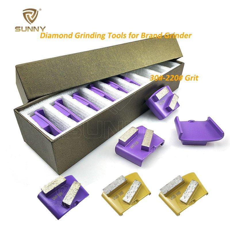 Алмазные шлифовальные башмаки для бетона 30-150-220 грит (арт. 25-19083663)