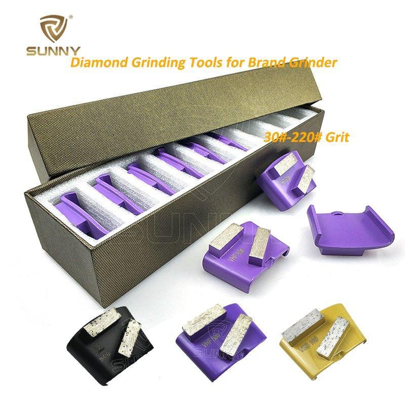 Блок для шлифовки бетона трапециевидный 30-60 грит (арт. 25-19083669)