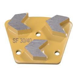 Алмазные шлифовальные трапециевидные башмаки 3 сегмента для бетона (арт. 25-19083687)