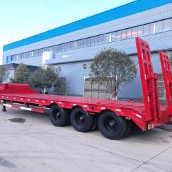 Полуприцеп-тяжеловоз 3 оси 70т с гидравлическим трапом (арт. 25-19083898)