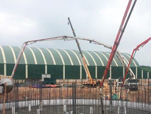 Автобетононасос 69м 10*6LHD + Самозагружающийся миксер (арт. 25-19084172)