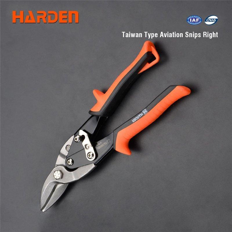 Ножницы авиационные левые HARDEN 10 CRV для резки жести (арт. 25-19084318)