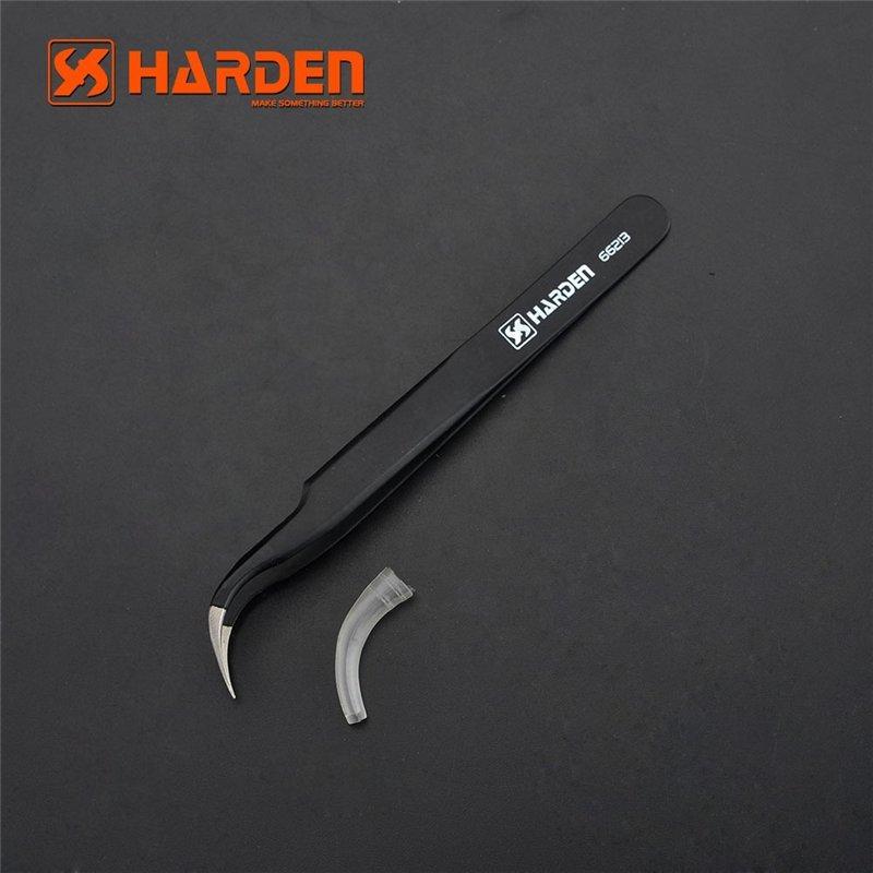 Пинцет профессиональный изогнутый антистатический сталь (арт. 25-19084347)