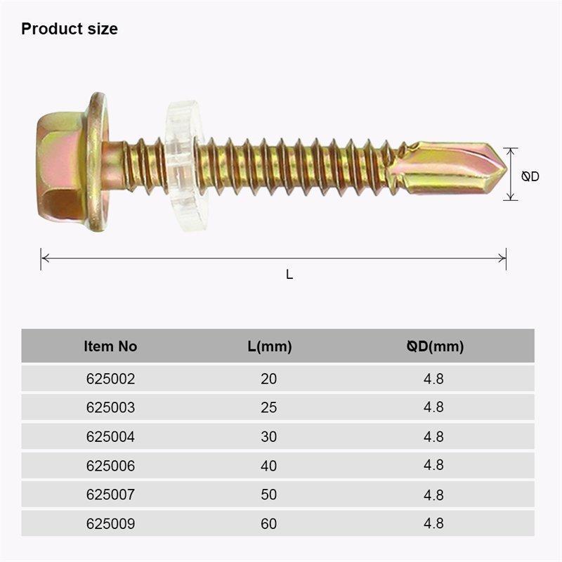 Винт из нержавеющей стали A2-70 4.8мм шестигранный (арт. 25-19084376)