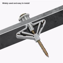 Анкер-бабочка для полых стен, пластиковый, прочный (арт. 25-19084401)