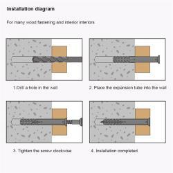 Заглушка резиновая стальная с внешним шестигранником M6 (арт. 25-19084404)