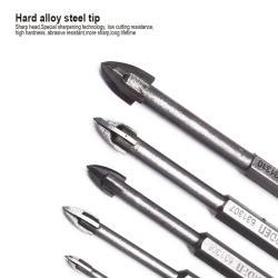 Набор сверл для плитки и стекла YG6X 3-12мм (арт. 25-19084432)