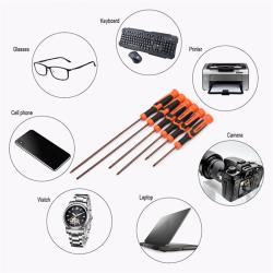 Набор отверток 6шт CR-V прецизионные с хромированием (арт. 25-19084433)