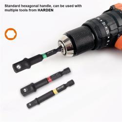 Набор бит отверток с адаптером 1/2x70мм стальной ручкой (арт. 25-19084441)