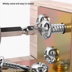 Саморезы плоские титановые 70мм резьба M2 M3 M6 (арт. 25-19084464)