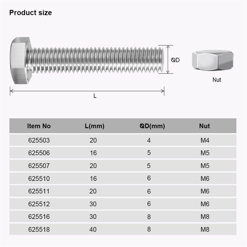 Винт DIN965 из нержавеющей стали с шестигранной головкой (арт. 25-19084467)