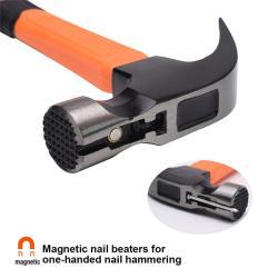 Молоток с когтем 560 г/20 унций с фиберглассовой ручкой HRC 48 (арт. 25-19084478)