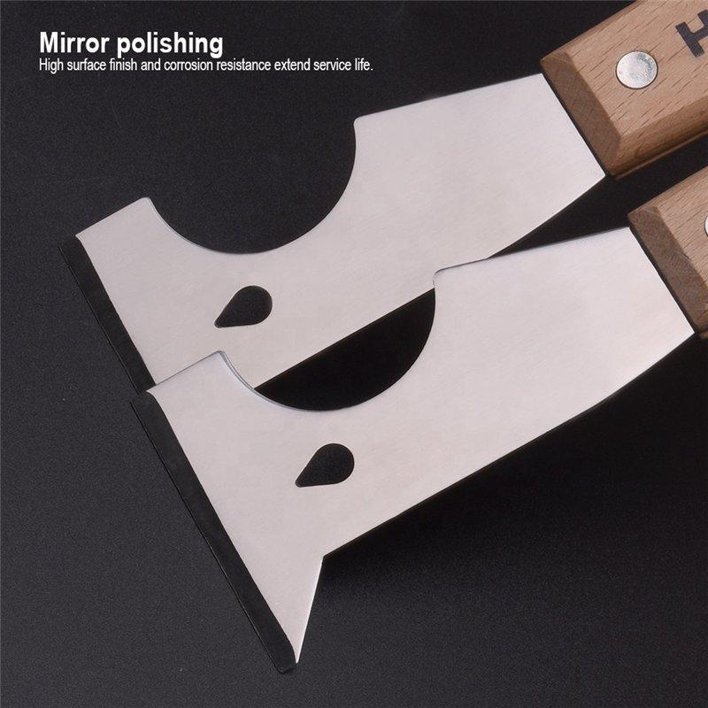 Шпатель 6 в 1 из углеродистой стали с деревянной ручкой (арт. 25-19084489)