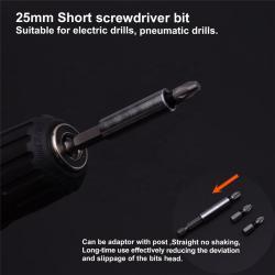 Набор бит для отвертки PZ 25мм и 50мм S2 Pozi цветные (арт. 25-19084512)