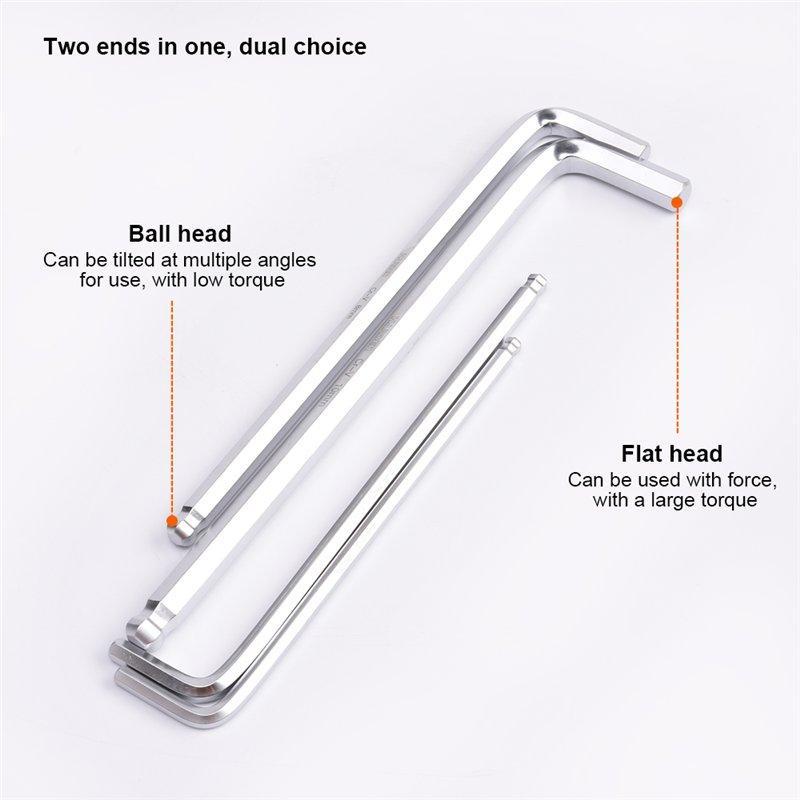 Набор шестигранников HARDEN 9 шт. метрический с шаром (арт. 25-19084598)