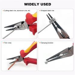 Плоскогубцы мини изолированные VDE CR-V сталь 6 8 (арт. 25-19084627)