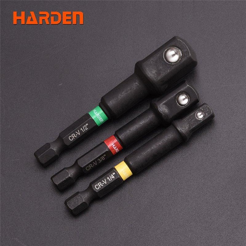 Набор адаптеров HEX 3шт пластик сталь CRV 1/4x65мм (арт. 25-19084651)