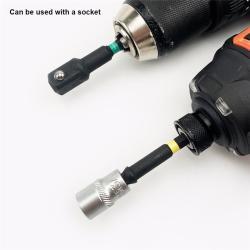 Набор адаптеров HEX 3шт пластик сталь CRV 1/4x65мм (арт. 25-19084651)