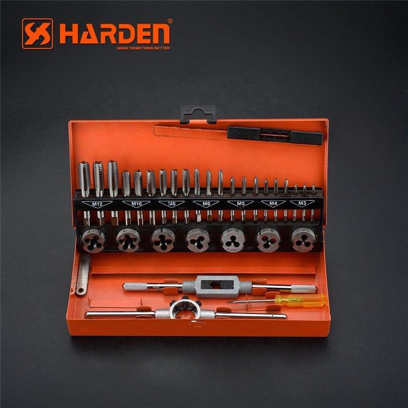 Набор метчиков и плашек 32 шт. из легированной стали высокой твердости (арт. 25-19084666)