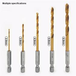 Набор бит HEX 1/4" 5 шт премиум для сверления (арт. 25-19084667)