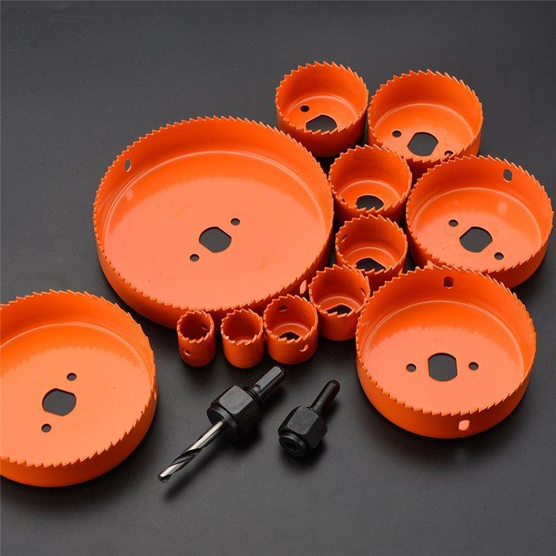 Набор кольцевых пил из высокоуглеродистой стали 16 шт (арт. 25-19084677)