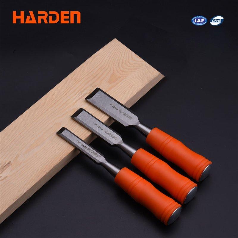 Набор стамесок для резьбы по дереву CRV 4 шт, двухцветные (арт. 25-19084678)