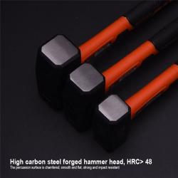 Молоток каменщика из углеродистой стали с фиберглассовой ручкой (арт. 25-19084693)