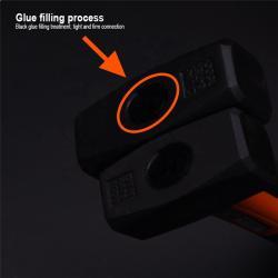 Молоток каменщика из углеродистой стали с фиберглассовой ручкой (арт. 25-19084693)