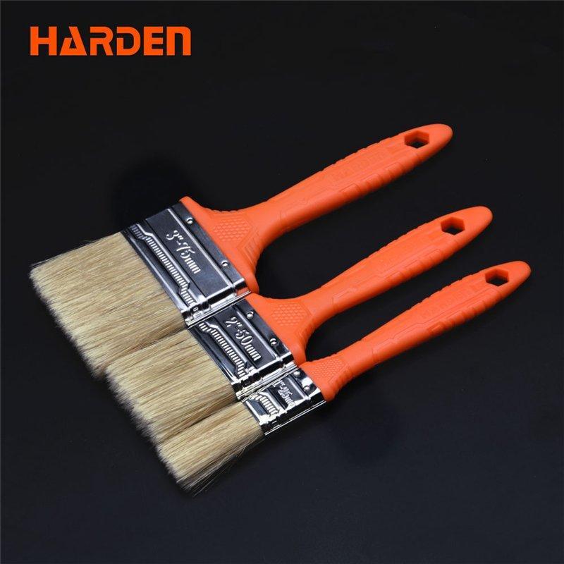 Набор кистей для рисования 3 шт с пластиковой ручкой (арт. 25-19084694)