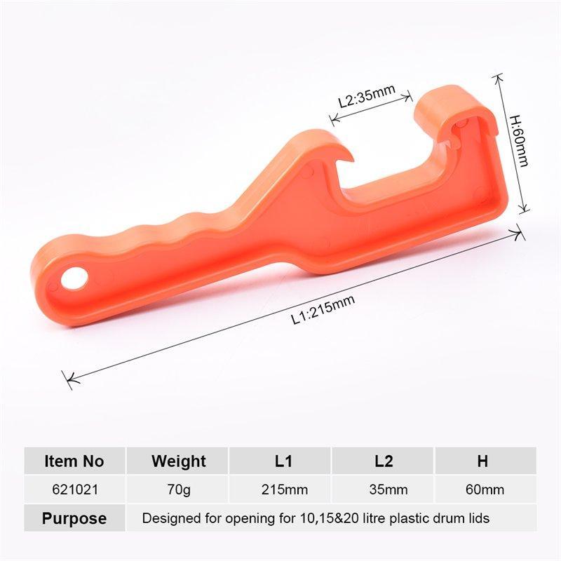 Открывалка для крышек и подъемник ведер пластиковый настраиваемый (арт. 25-19084714)