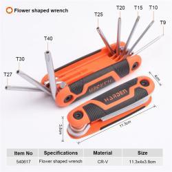 Набор складных торкс-ключей 8-в-1 для повседневного использования (арт. 25-19084737)