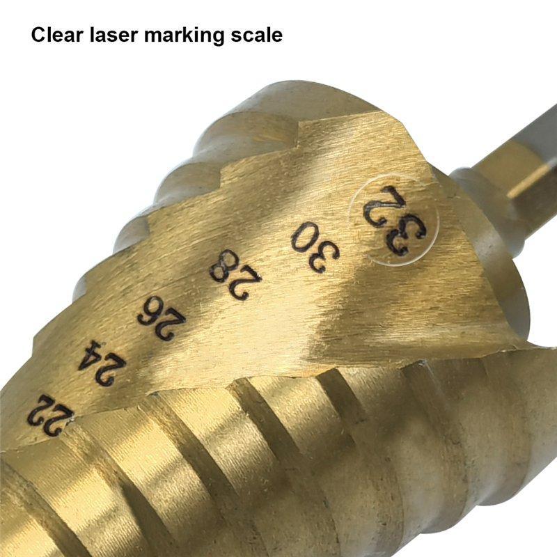 Ступенчатое сверло по металлу и дереву HSS (арт. 25-19084761)