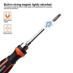 Отвертка с трещоткой и набор бит 47 предметов для авто (арт. 25-19084770)