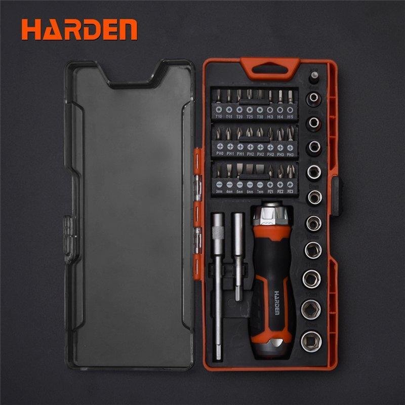 Набор отверток с трещоткой и битами 38 шт магнитный (арт. 25-19084790)