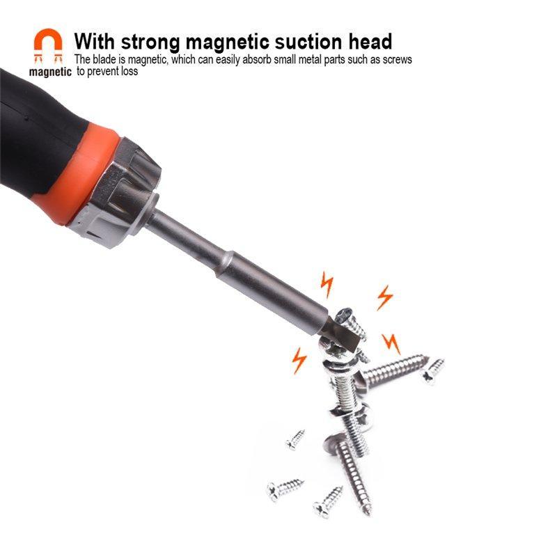 Набор отверток с трещоткой и битами 38 шт магнитный (арт. 25-19084790)