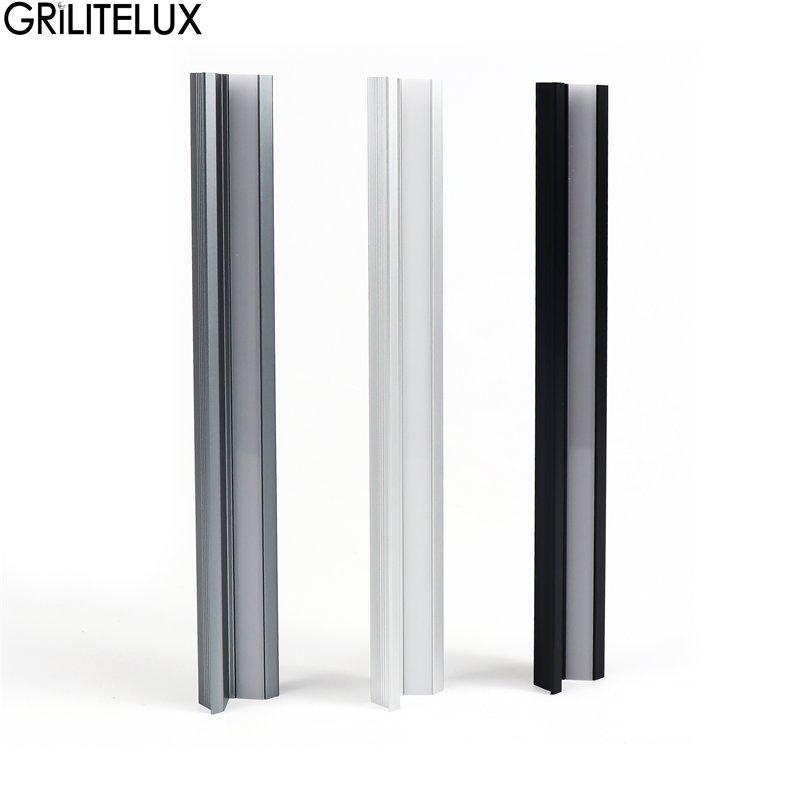 Профиль LED алюминиевый встраиваемый 45° скрытый (арт. 25-19084801)