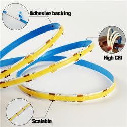 Светодиодная лента 320LED/м 8мм 12/24В 90Ra гибкая (арт. 25-19084833)