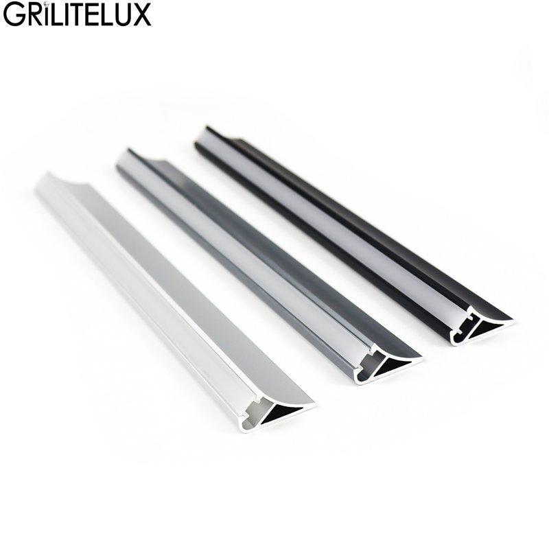 Профиль алюминиевый встраиваемый 45° LED для полок (арт. 25-19084834)