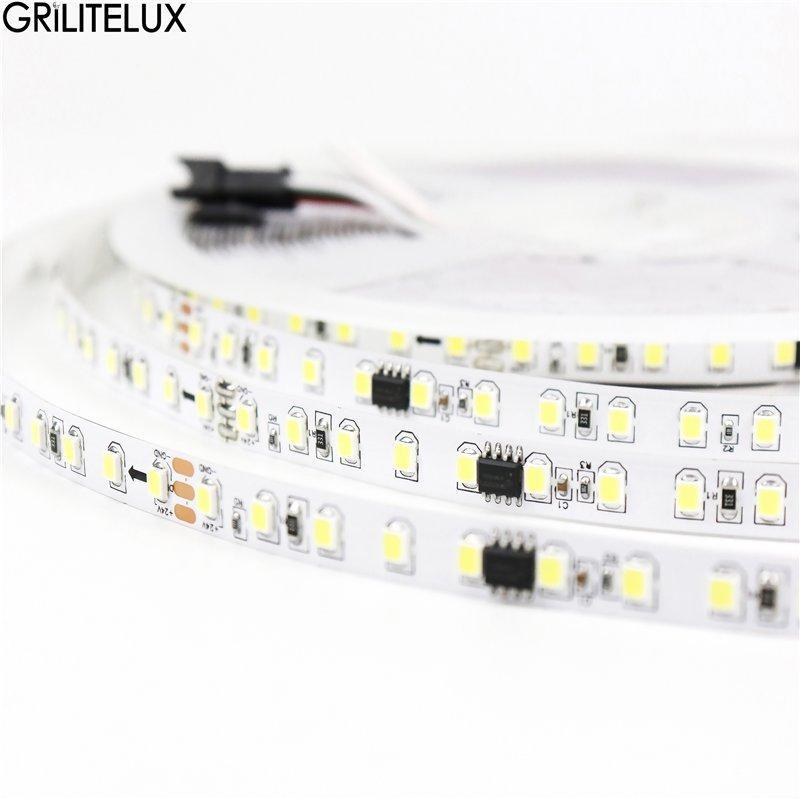 Светодиодная лента SMD 2835 DC24V 120LEDs/m с эффектом бегущей воды (арт. 25-19084835)