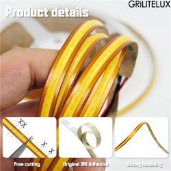 Светодиодная лента COB 480/528LEDs/M 3000K-6000K DC12V/24V (арт. 25-19084844)