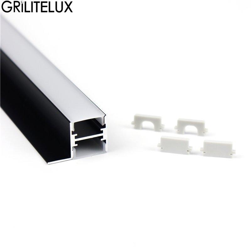 Профиль алюминиевый U-образный двусторонний для подсветки (арт. 25-19084870)