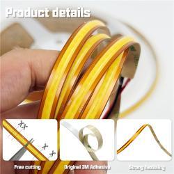 Светодиодная лента COB гибкая 12V 24V 320/528 LED/м (арт. 25-19084882)