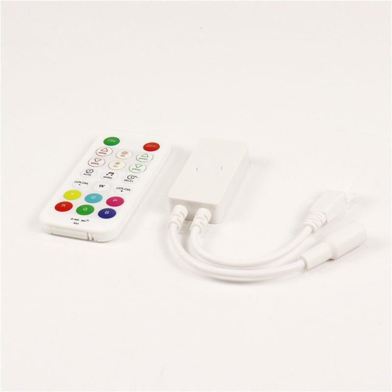 Контроллер для адресных LED лент 16-клавишный RF 2.4G DC5-24V (арт. 25-19084921)