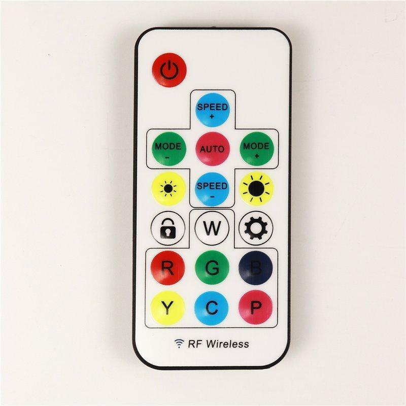 Контроллер RGB LED 2048 пикселей WS2812B с RF пультом 14/17 кнопок (арт. 25-19084924)