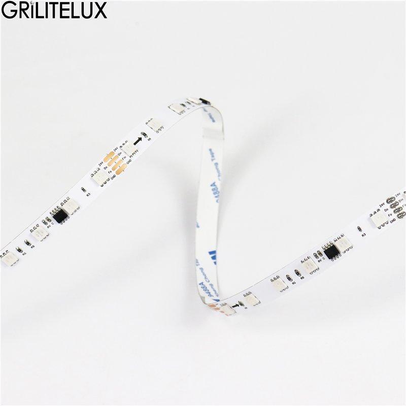 Светодиодная лента RGB 60LEDs/m SMD 5050 SM16703 IC 10мм (арт. 25-19084980)